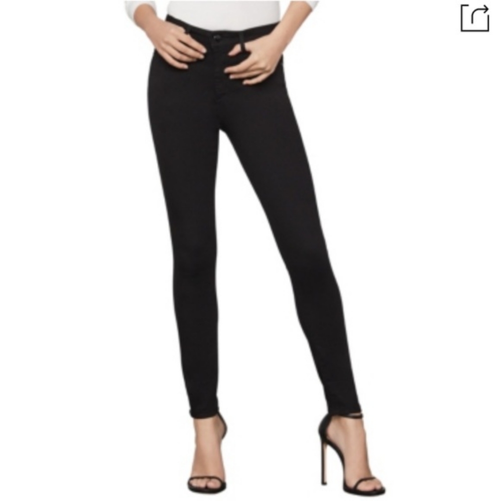 SOLD!!BCBGMaxazria Naomi high rise skinny black jean - Picture 2 of 6